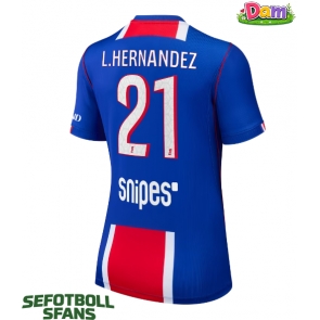 Paris Saint-Germain Lucas Hernandez #21 Hemmatröja Kvinnor 2026-27 Kortärmad